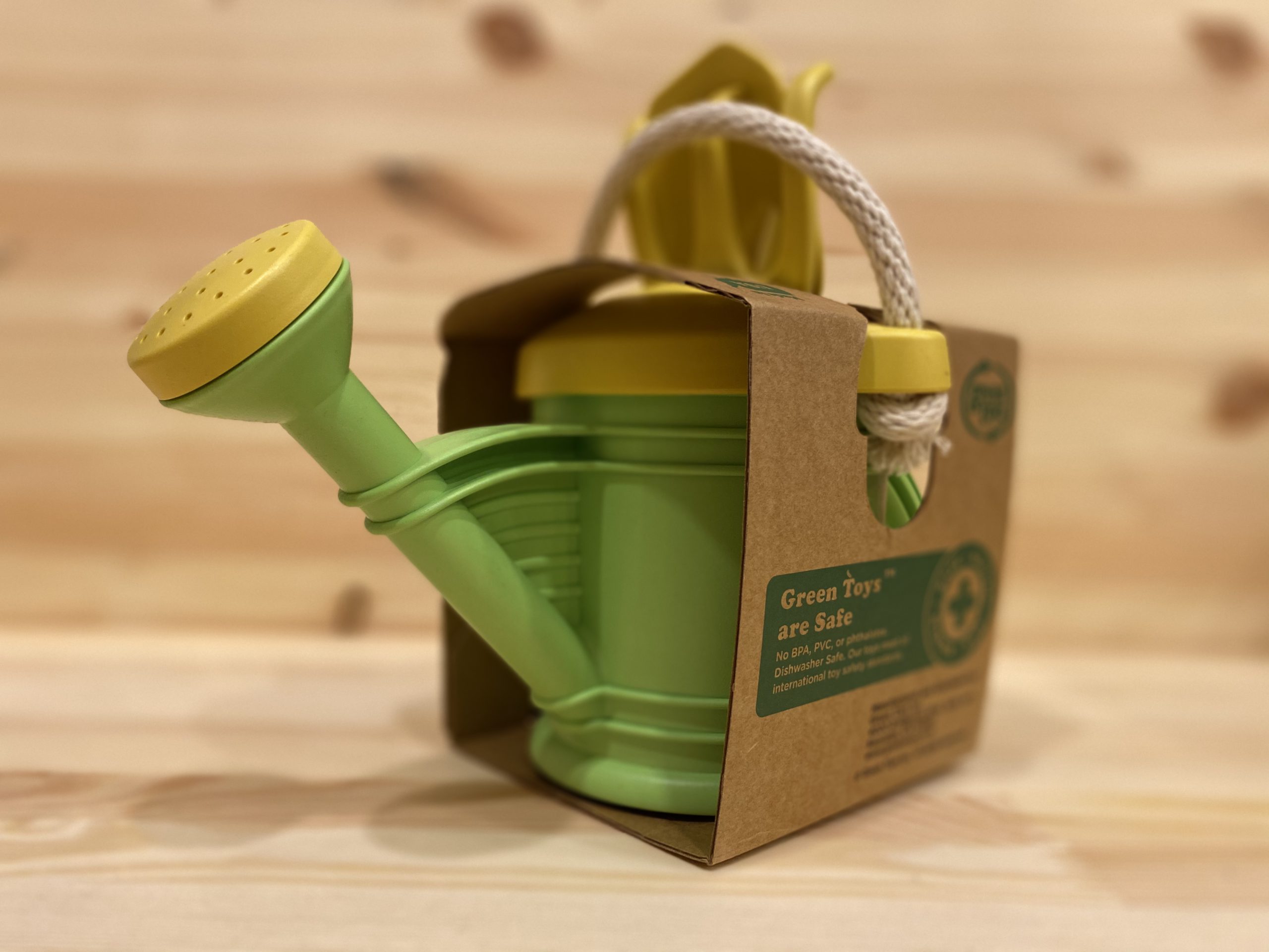 green toys watering can